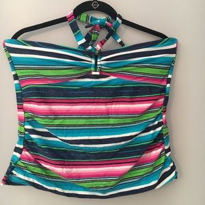 Chaps halter swim top